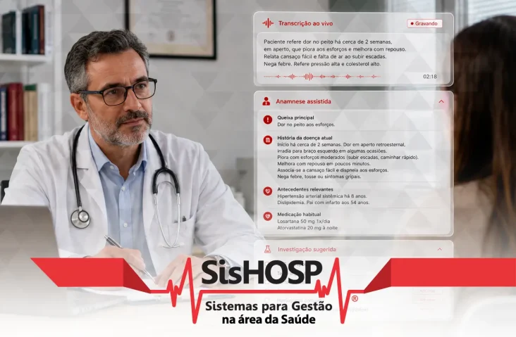 Inteligência artificial na consulta médica SisHOSP